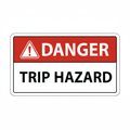 danger-trip-hazard Sign | 24" x 36" | 030 Magnetic