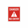 danger-no-entry Sign | 24" x 36" | 030 Magnetic