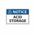 notice-acid-storage Sign | 24" x 36" | 030 Magnetic