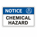 notice-chemical-hazard Sign | 24" x 36" | 030 Magnetic