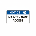 notice-maintenance-access Sign | 24" x 36" | 030 Magnetic