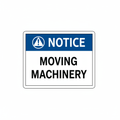 notice-moving-machinery Sign | 24" x 36" | 030 Magnetic