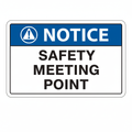 notice-safety-meeting-point Sign | 24" x 36" | 030 Magnetic