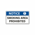 notice-smoking-area-prohibited Sign | 24" x 36" | 030 Magnetic