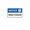 notice-wash-station Sign | 24" x 36" | 030 Magnetic