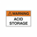warning-acid-storage Sign | 24" x 36" | 030 Magnetic