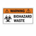 warning-biohazard-waste Sign | 24" x 36" | 030 Magnetic