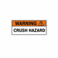 warning-crush-hazard Sign | 24" x 36" | 030 Magnetic
