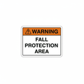 warning-fall-protection-area Sign | 24" x 36" | 030 Magnetic