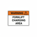 warning-forklift-charging-area Sign | 24" x 36" | 030 Magnetic