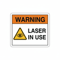 warning-laser-in-use Sign | 24" x 36" | 030 Magnetic