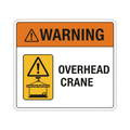 warning-overhead-crane Sign | 24" x 36" | 030 Magnetic