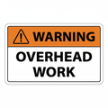 warning-overhead-work Sign | 24" x 36" | 030 Magnetic