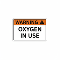 warning-oxygen-in-use Sign | 24" x 36" | 030 Magnetic