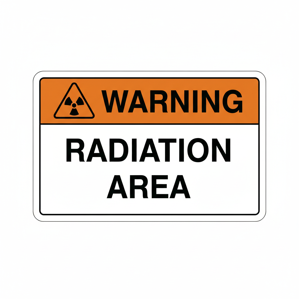 warning-radiation-area Sign | 24" x 36" | 030 Magnetic
