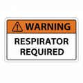 warning-respirator-required Sign | 24" x 36" | 030 Magnetic