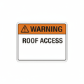 warning-roof-access Sign | 24" x 36" | 030 Magnetic