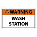 warning-wash-station Sign | 24" x 36" | 030 Magnetic